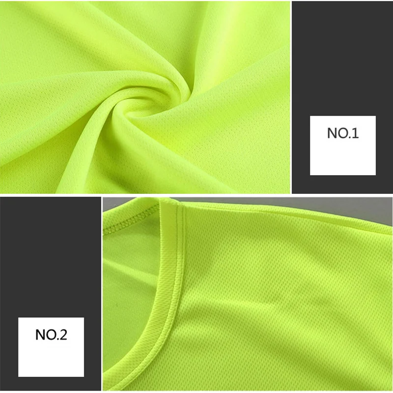 Быстросохнущая Ночная защитная Рабочая Рубашка летняя Светоотражающая футболка