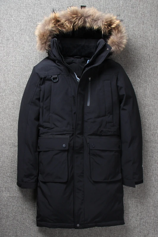 Winter Men Down Jacket Boys Coat Natural Fur M L XL XXL XXXL | Мужская одежда