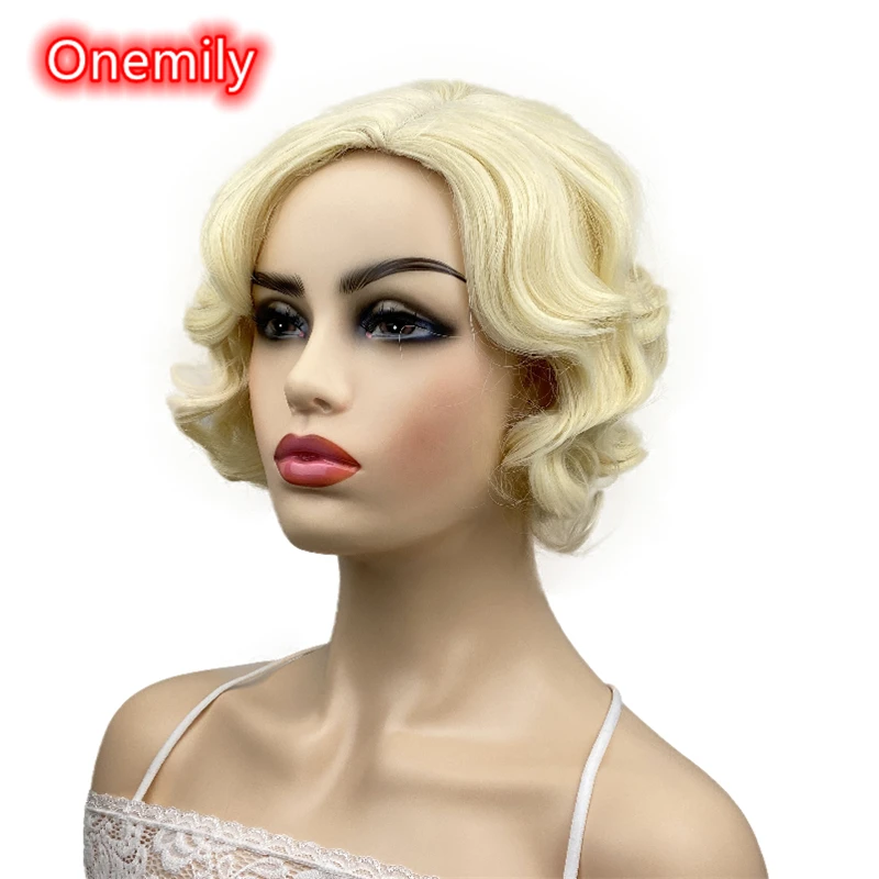 Onemily винтажные короткие кудрявые пальцы волнистые Хлопушки термостойкие