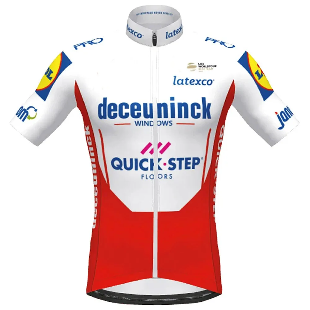 

2020 Pro Team QUICK STEP TDF Cycling Jersey Set Men's Cycling Clothing Bicycle Shorts Road Bike Shirt Suit MTB Maillot Culotte