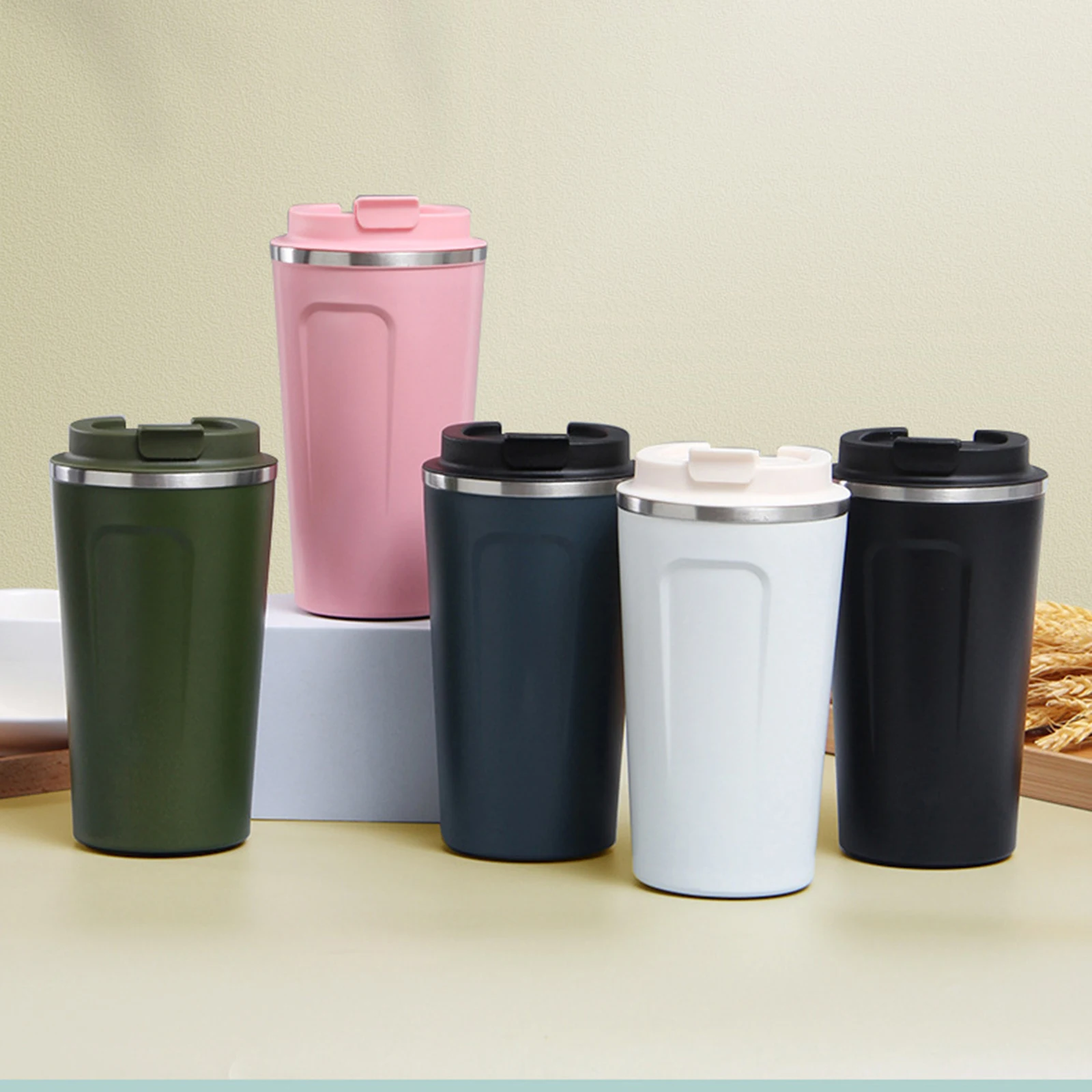 

304 Stainless Steel Coffee Cup Portable Insulated Stainless Vacuum Coffee Travel Mug for Car Outdoor Home Use