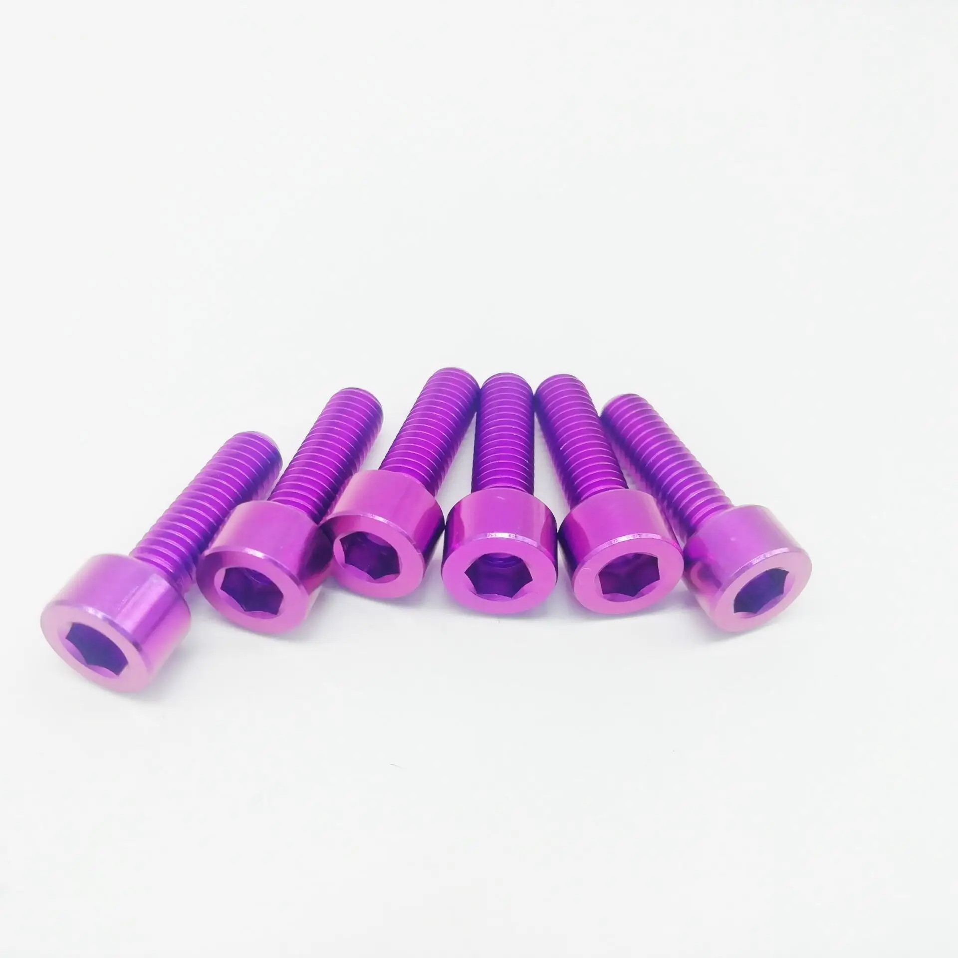 Cyclingman фиолетовые титановые болты Ti винты с шестигранной головкой M6x16mm 6 шт./лот |
