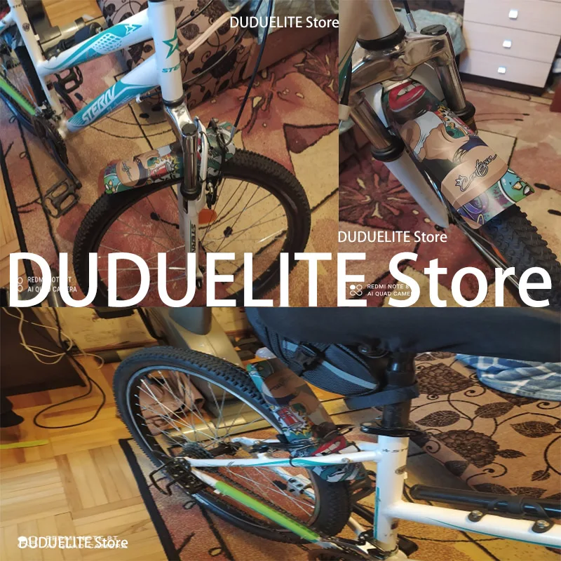 

ENLEE Bicycle Carbon Fiber Color Front/Rear Tire Wheel Universal Mudguard MTB Road Bike Wings Fenders Cycling bike parts