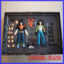 MODEL FANS IN-STOCK 2pcs/set Android 17 and super Android 17 Action Figure Model Toy