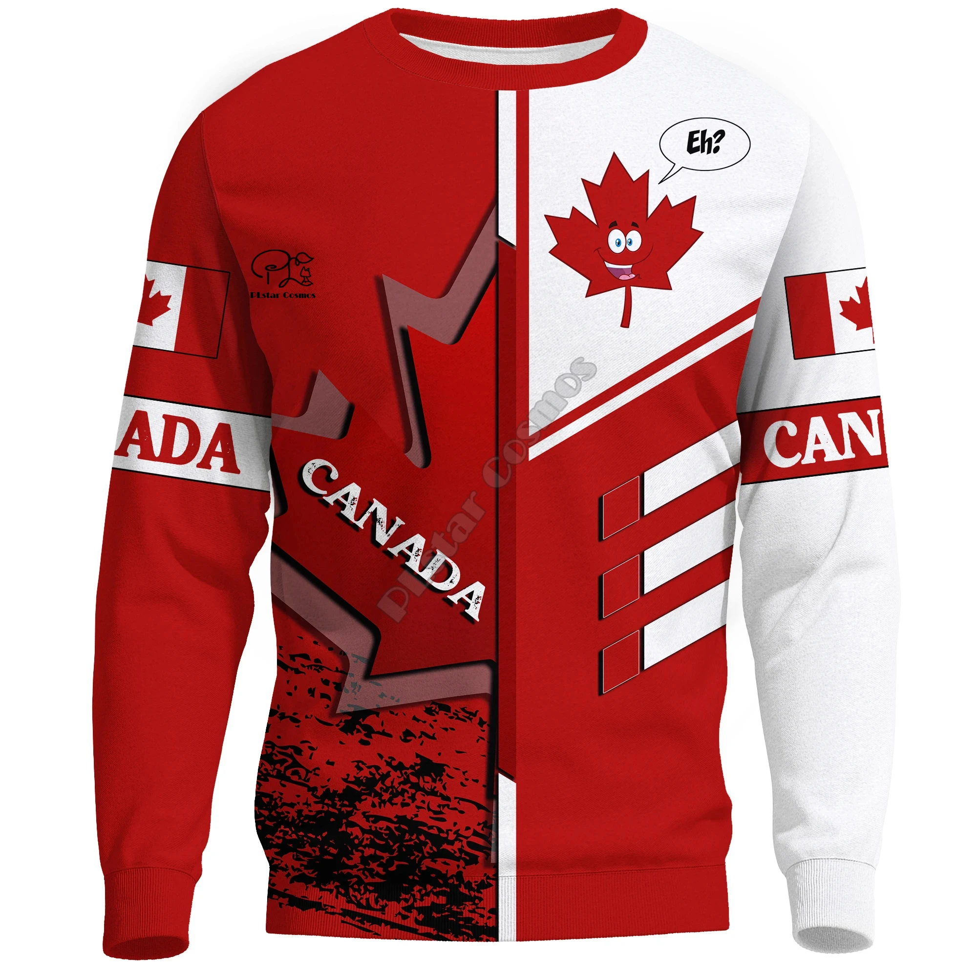 

PLstar Cosmos 3DPrint Canada Flag National Culture Country Amazing Harajuku Streetwear Funny Unisex Hoodies/Sweatshirt/Zip Q-14