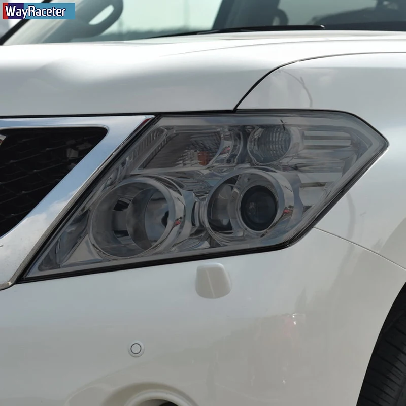 2 шт. Защитная пленка для автомобильных фар виниловая Прозрачная черная наклейка