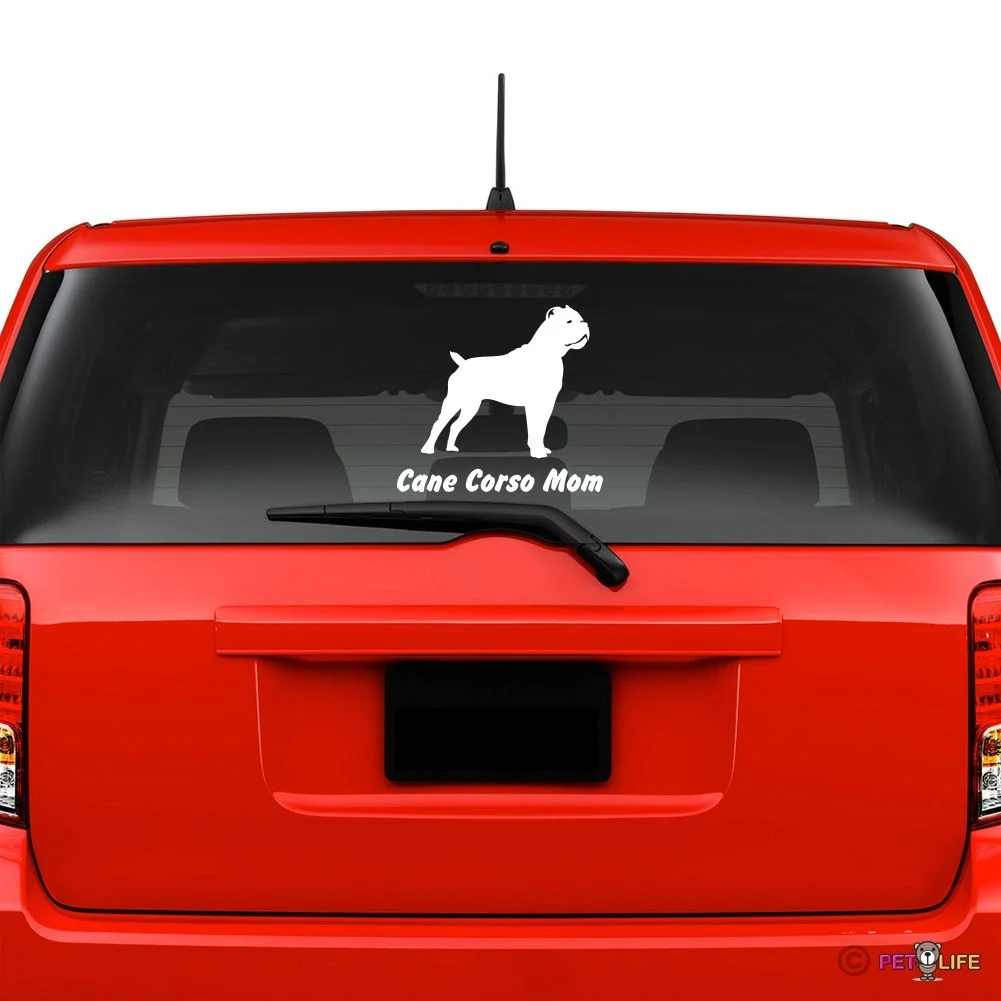 

For Cane Corso Mom Windshield Sticker Vinyl Auto Window car decals