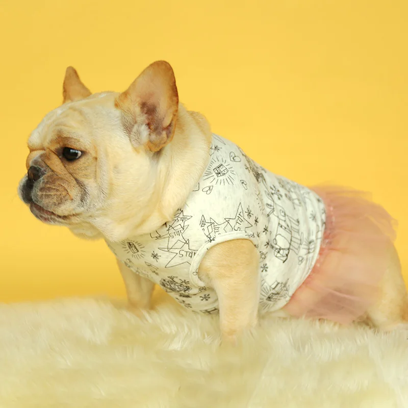 PETCIRCLE Французский бульдог корги мопса собака маленькая и средняя одежда для