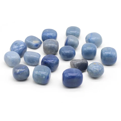 Синий авантюрин, натуральный камень для декора