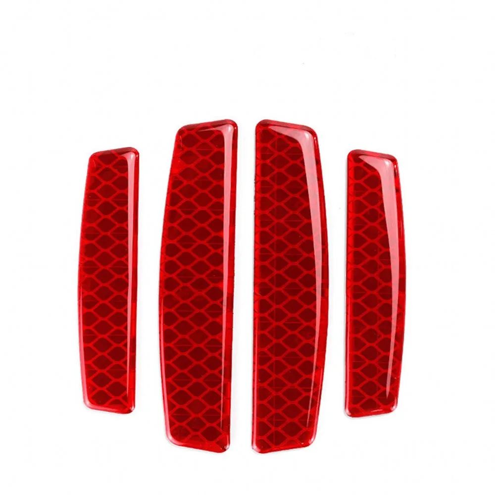 

4 шт., светоотражающие наклейки на автомобильные двери