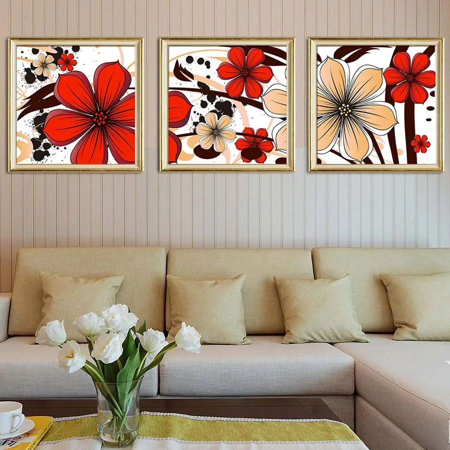 вышивка крестом наборы рукоделие для вышивки водорастворимые рисунки на холсте