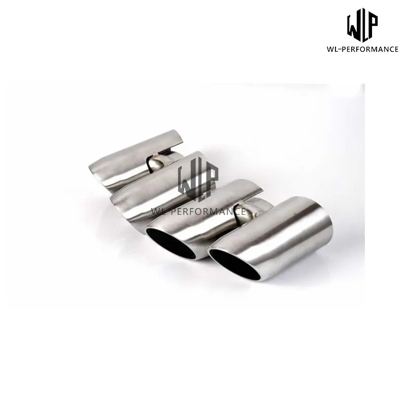 971 Stainless Steel Muffler Exhaust Pipes End Tips Exhaust tail throat For Porsche Panamera 970 4S Turbo GTS 17-18