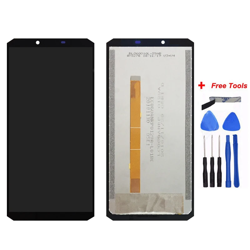 6," для Oukitel WP2 ЖК-дисплей и кодирующий преобразователь сенсорного экрана в сборе запасные части для телефона+ инструмент+ клей