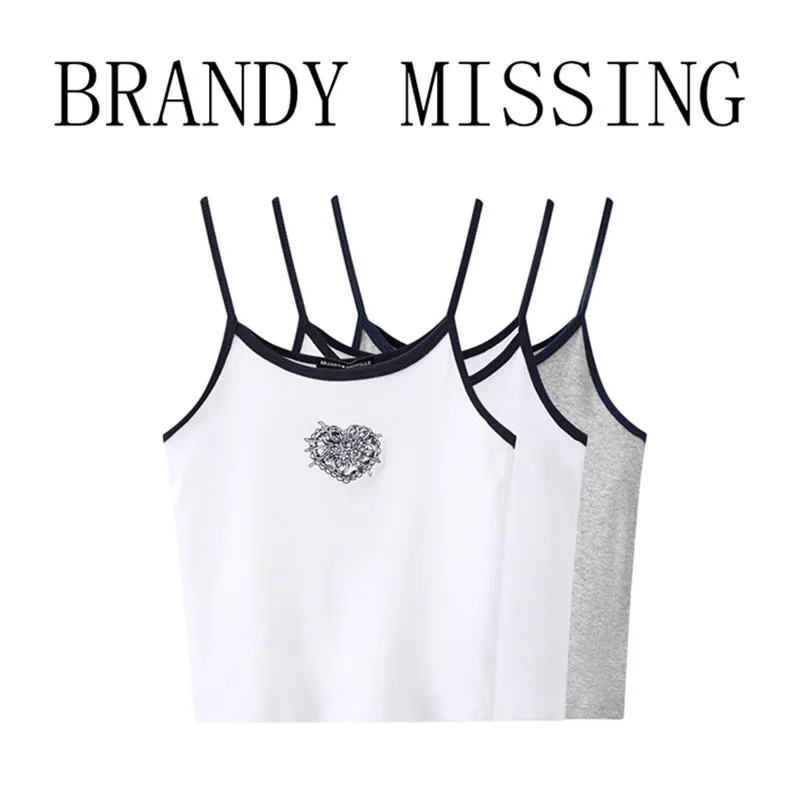 

Тонкая майка-бомбер из мягкого хлопка для девушек 2022 летние модные женские винтажные Топы уличная одежда женский пикантный топ с вышивкой ж...