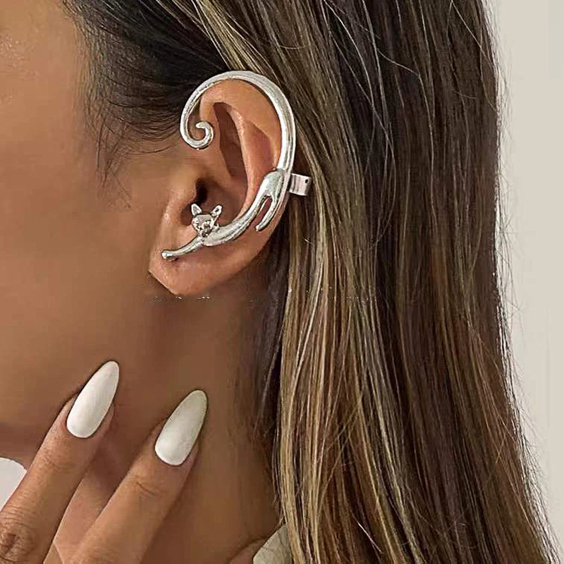 1 шт. индивидуальные левые ушные кошачьи манжеты в стиле панк для женщин