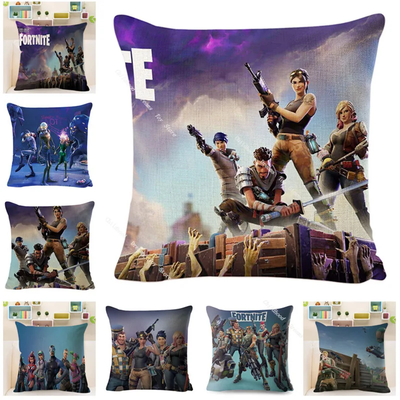 Подушка Чехол размером 45*45 см Fortnite игра фигура модель узор домашний декор мелкой