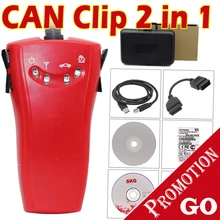 CAN Clip 2 in 1 Diagnostic Tool For Renault CAN Clip V172 V178 Consult 3 III Nissan Scanner Auto Self-diagnostic Tools