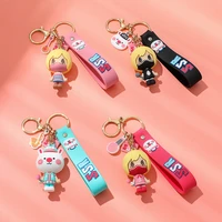 korean version of ins trend star rabbit keychains cute style cartoon doll key chains car bag pendant keyrings hot sale 2020