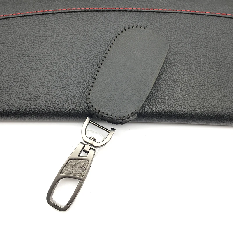 

A91 High Quality Leather Key Case Cover for Starline A91 A61 B9 B6 uncut blade fob Case A91 folding car flip Remote Control