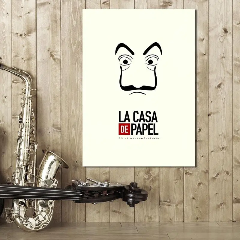 

Money Heist TV Play Poster Art Posters and Prints Wall Art Canvas Paintings Pictures Living Room Home Decoration