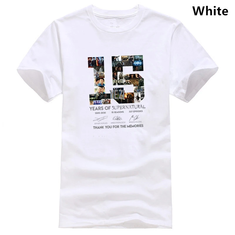 Сверхъестественная Черная Мужская футболка с надписью Дина и сэсэма на