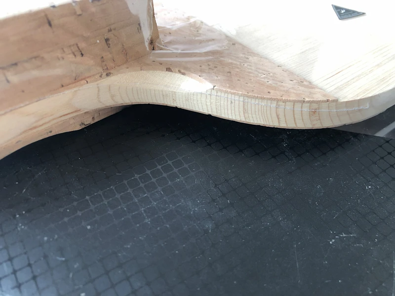 Японский 1-фанера Hinoki Однослойная в японском стиле Настольный теннис пол китайский Cypress Настольный теннис ракетки