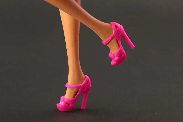BRAND NEW BARBIE DOLL SHOES FOR MODERN BARBIE DOLLS #TB221 BLACK ANKLE BOOT