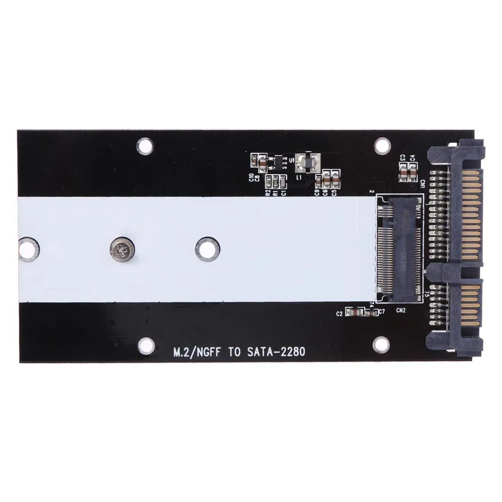 Адаптер M.2 SATA адаптер Raiser M2 NGFF конвертер 2 5 дюйма SATA3 карта B ключ для 2230 2280 SSD