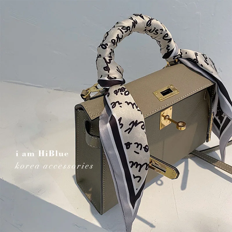 

DIY Solid/Floral Print Bow Satin Long Ribbon Ponytail Scarf Hair Tie Scrunchies Women Girls Hair Bands Hair Accessories