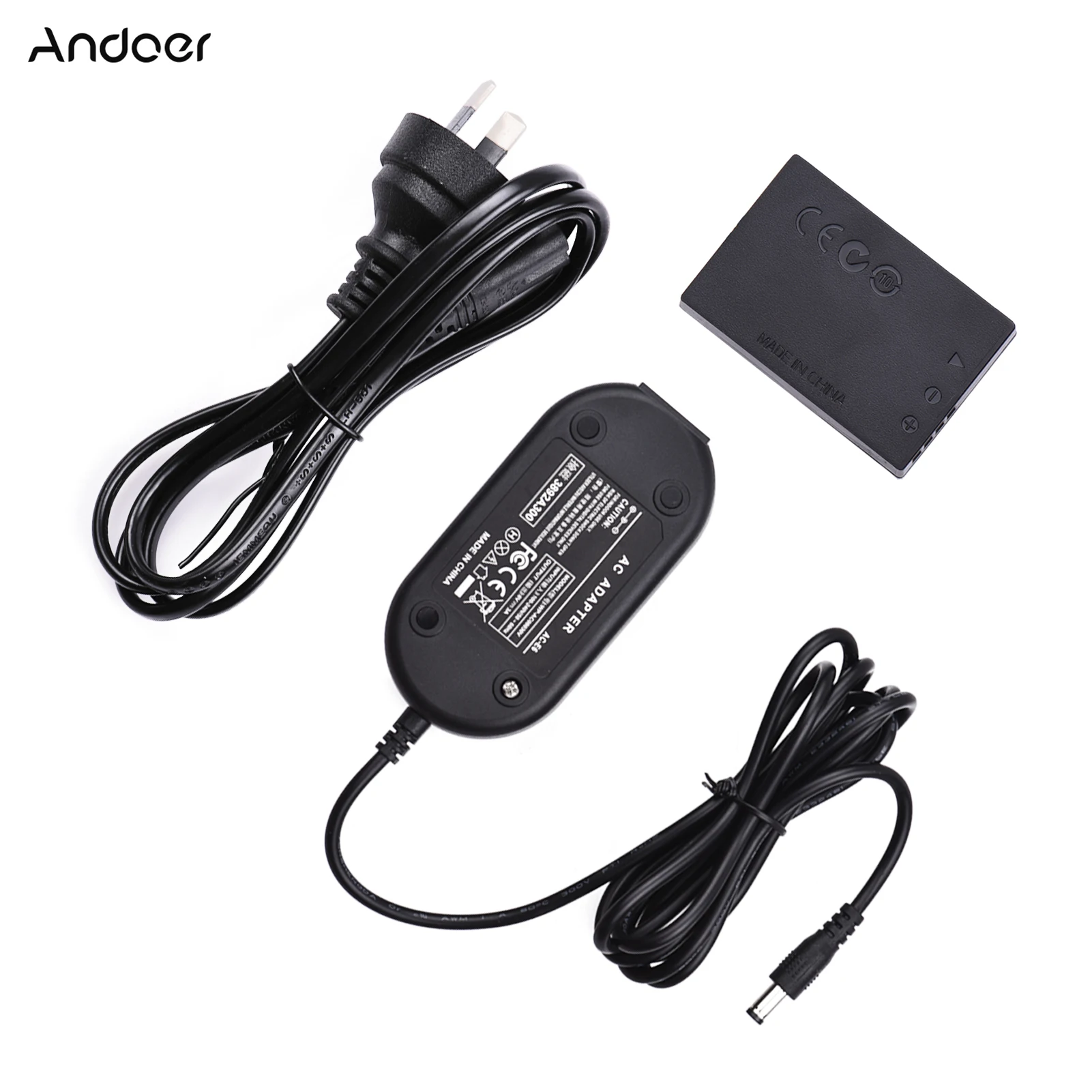Andoer DR-E12 Dummy Battery AC Power Adapter Camera Supply with Plug Replacement for Canon EOS M100 M M2 M10 M50 | Электроника