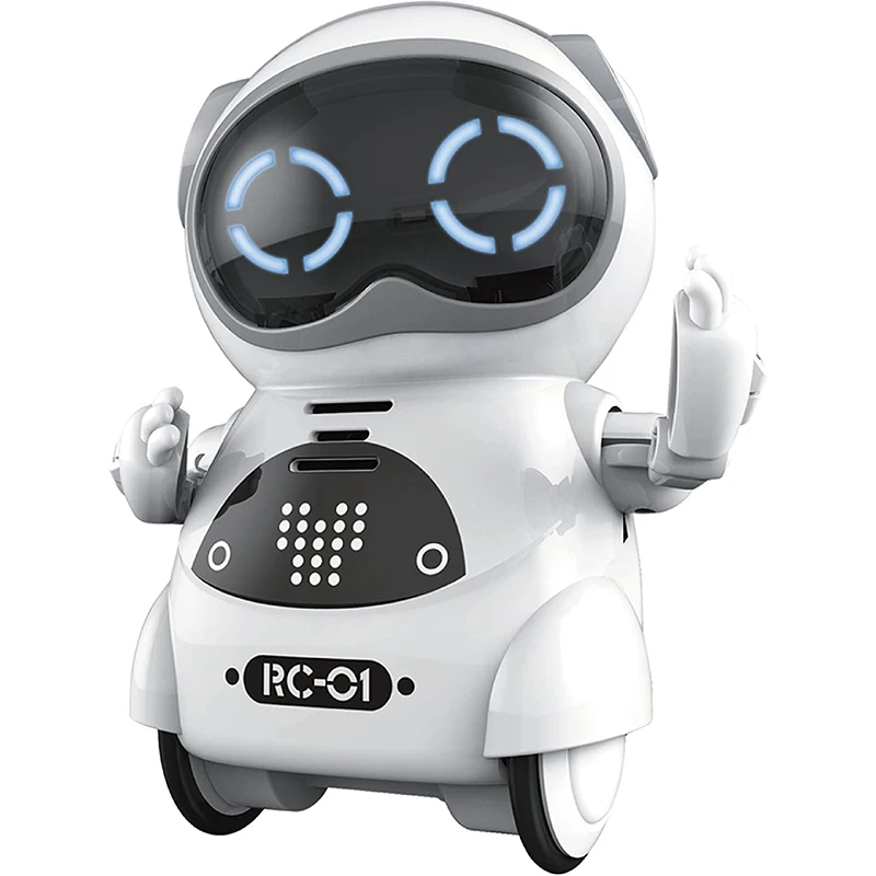 Mini RC Pocket Robot For Kids With Interactive Dialogue Conversation Voice Recognition Chat Record Singing&amp Dancing | Игрушки и хобби