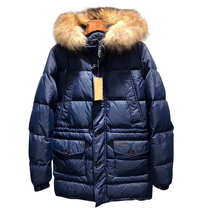

Down jacket men's long winter 2022 new Canadian pie to overcome the tooling lovers big goose coat tide,winter Hooded Jacket
