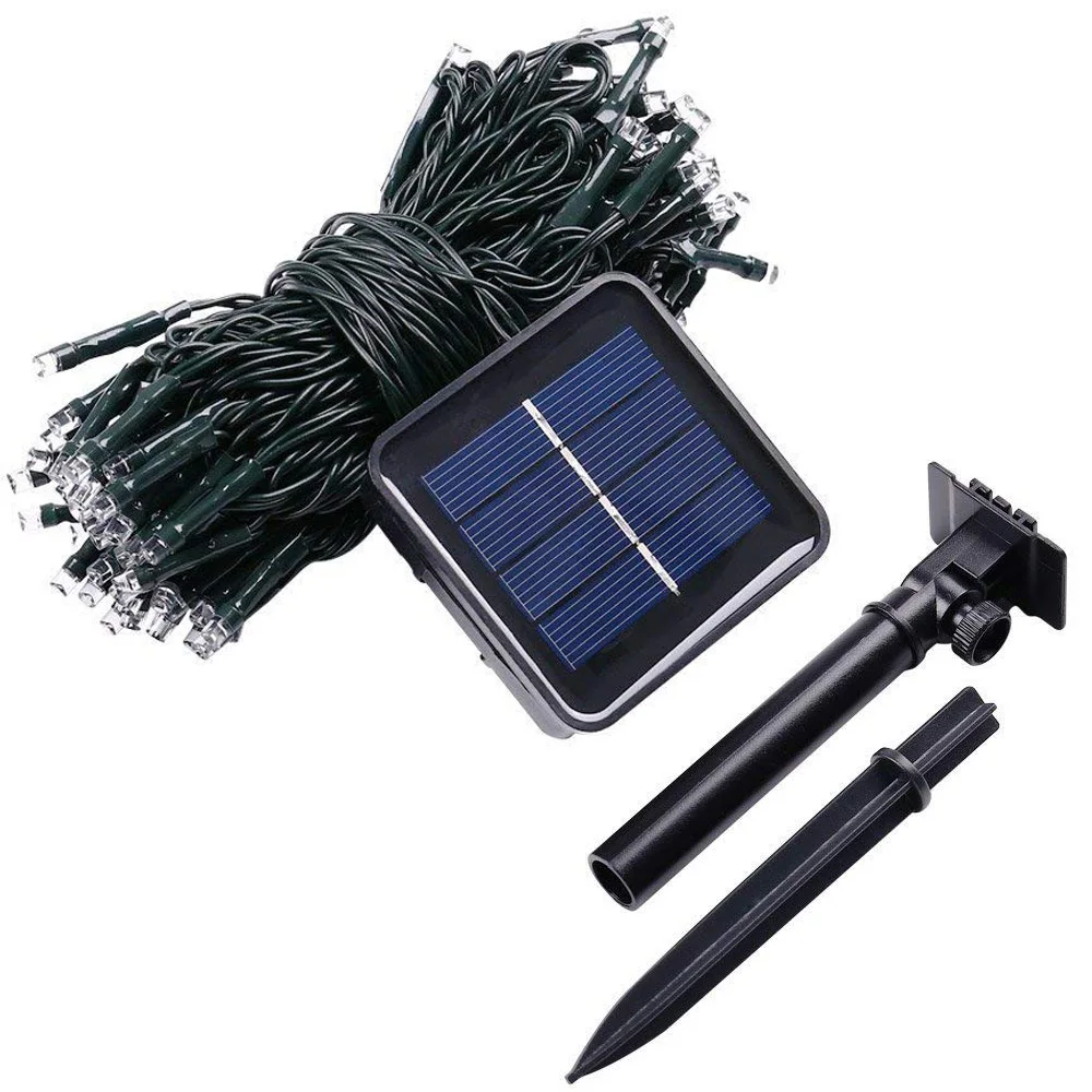 

4 Color Solar String Lights LED Outdoor Lights Waterproof Lights Home Garland Wedding Party Decoration Halloween Christmas