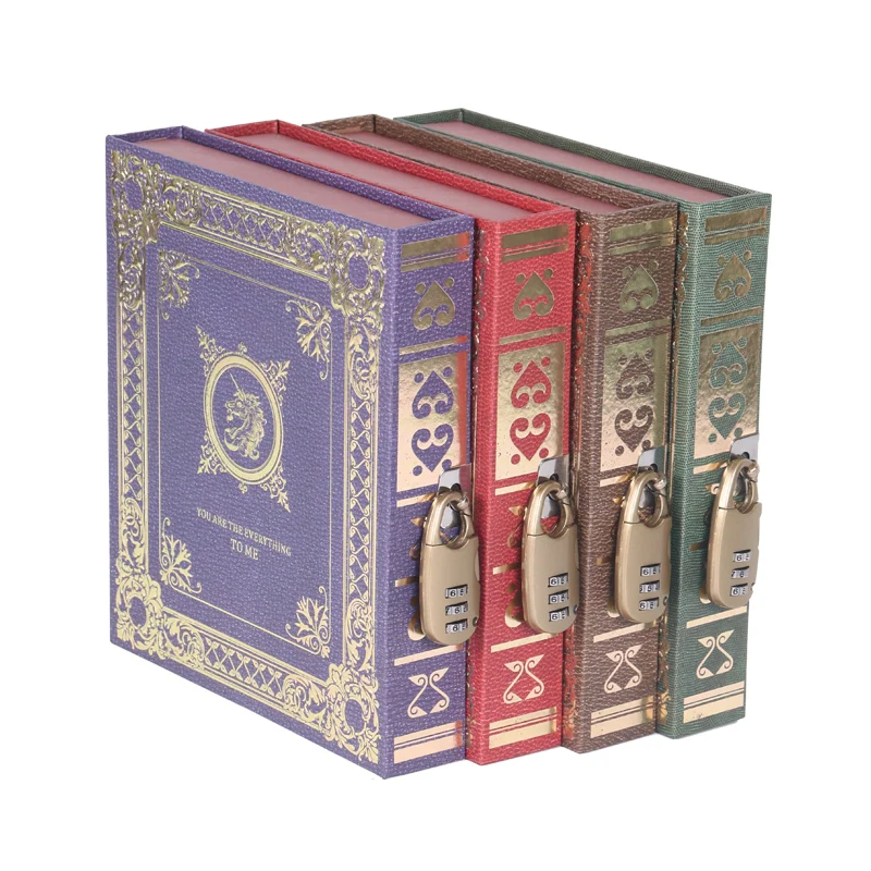 HUOBAN Box Lock notebook A5 блокнот в твердом переплете винтажный Дневник notebook 1 шт