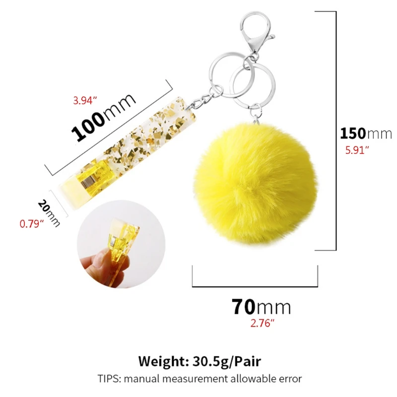 Держатель кредитной карты милый акриловый граббер для дебетовой совместимый с