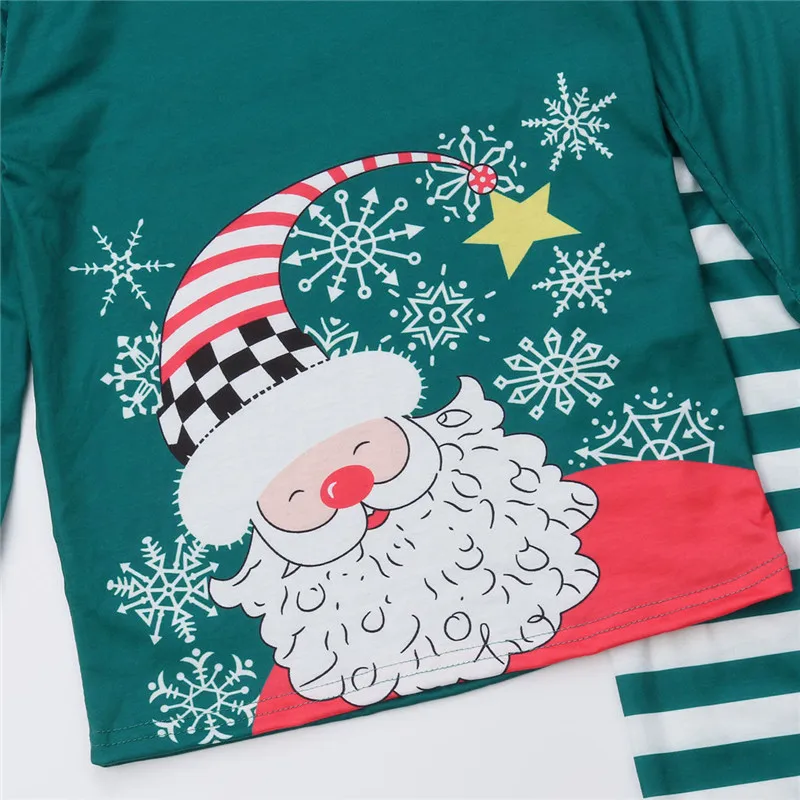 Рождественские Семейные комплекты рождественские пижамы семейный пижамный
