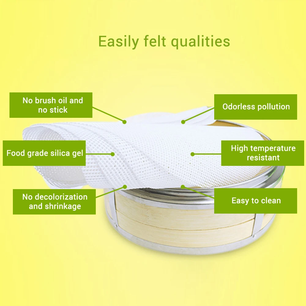 Силиконовая Пароварка с антипригарным покрытием круглый коврик для пельменей
