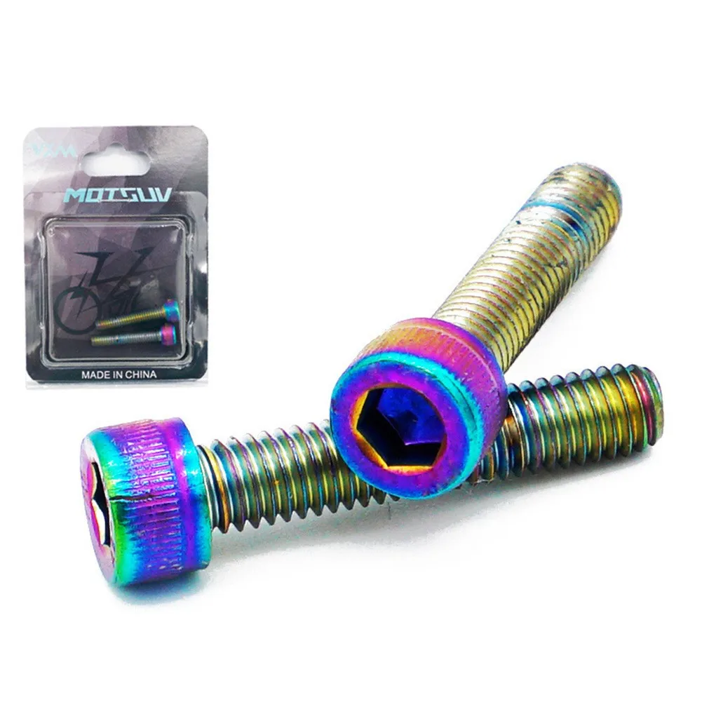 

Bicycle Screw Bike Accessories Cover Fittings Headset M6x30mm Multicolor