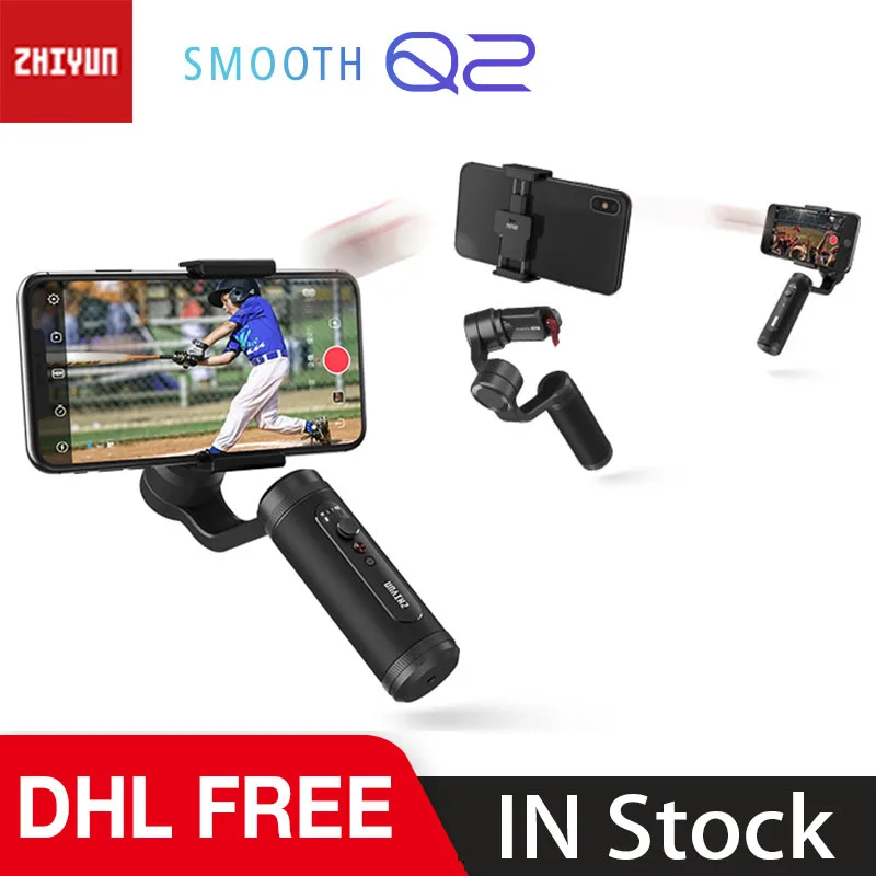 Zhiyun Smooth Q2 3-осевой ручной смартфон Gimbal стабилизатор pk DJI Osmo Mobile 3 2
