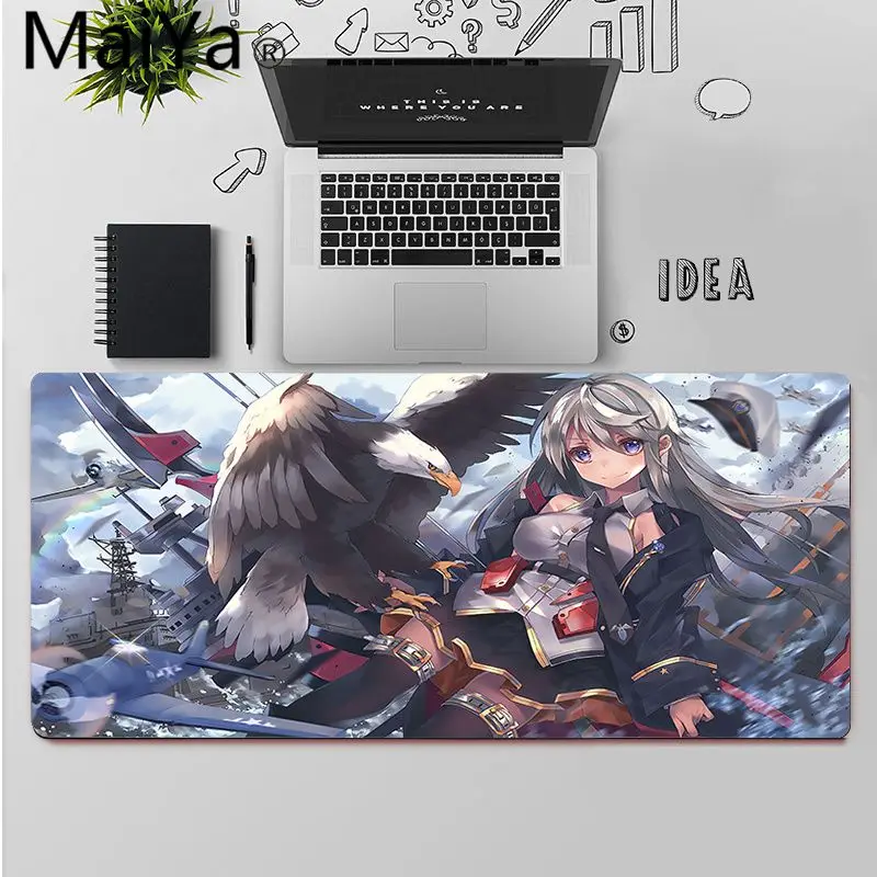 

Maiya Top Quality Azur Lane Anime Beautiful Anime Mouse Mat Free Shipping Large Mouse Pad Keyboards Mat