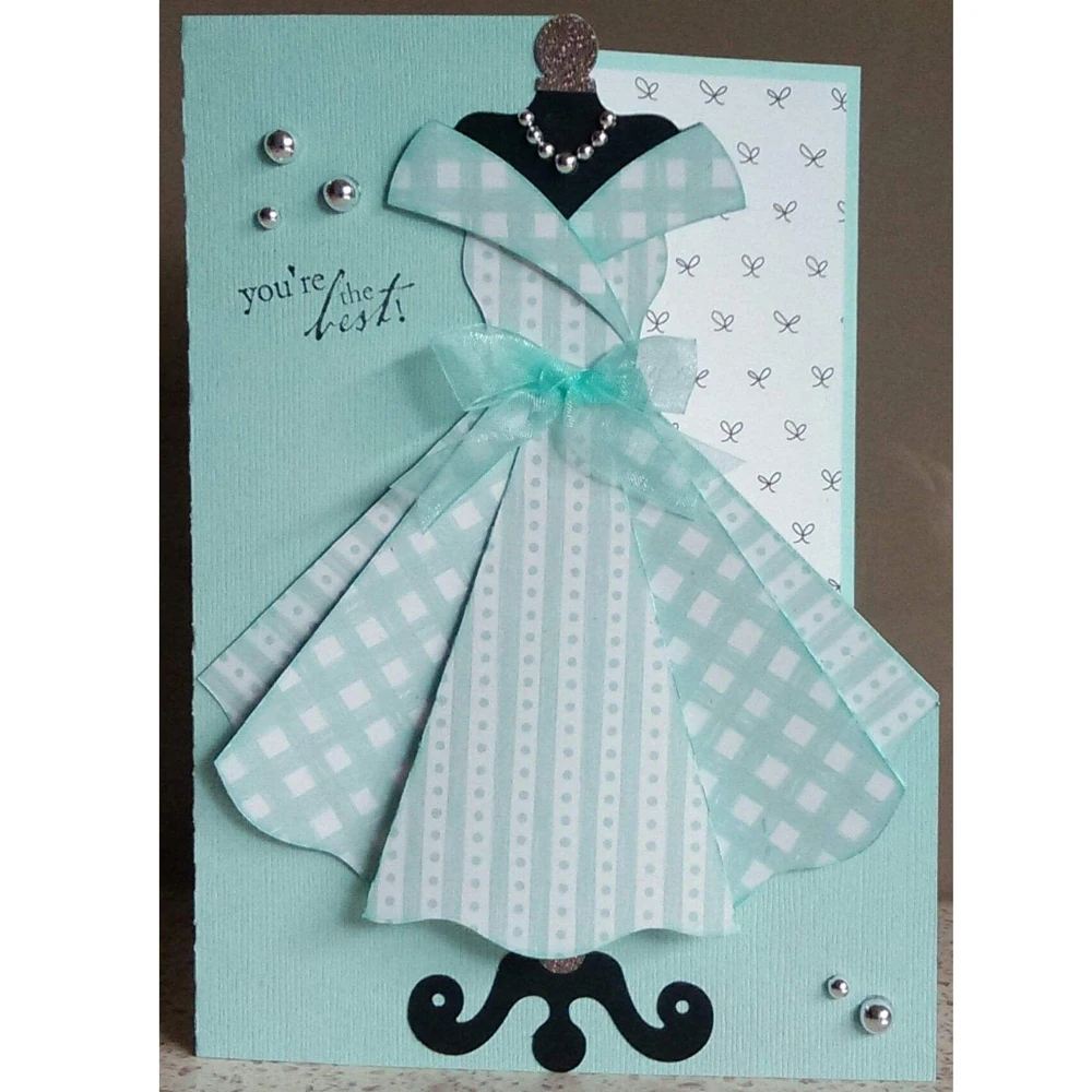 9 шт. комплект милое платье принцессы металлические штампы для скрапбукинга 2018