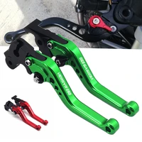 motorcycle cnc adjustable brake clutch levers for kawasaki versys650 cc versys 650cc 2015 2016 2017 2018 2019 logo accessories