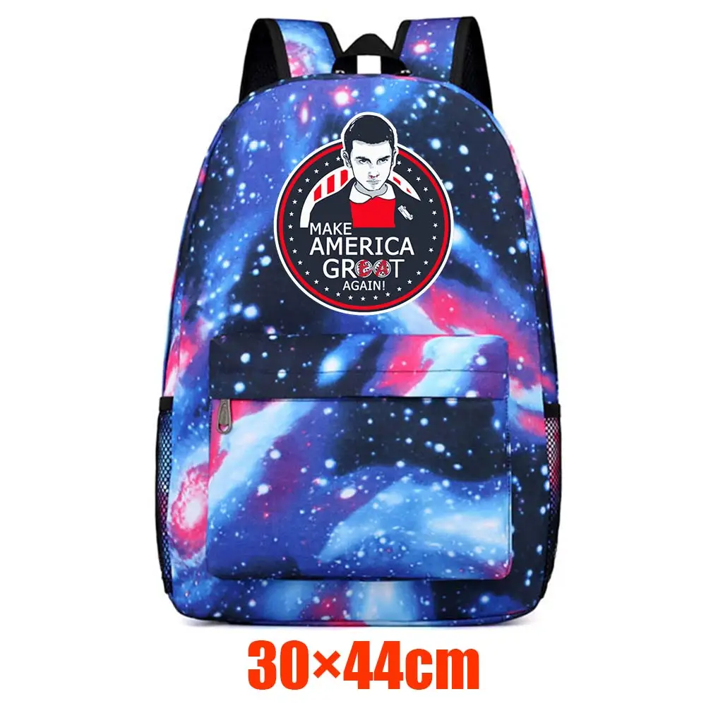 

Backpack Anime Stranger Things Canvas Packsack High Quality Schoolbag Casual Teenger Unisex Student Travel Laptop Bag