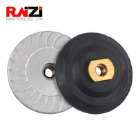 raizi 4 inch vacuum brazed diamond grinding wheel with adapter 100mm abrasive stone sanding disc granite marble grinding tool