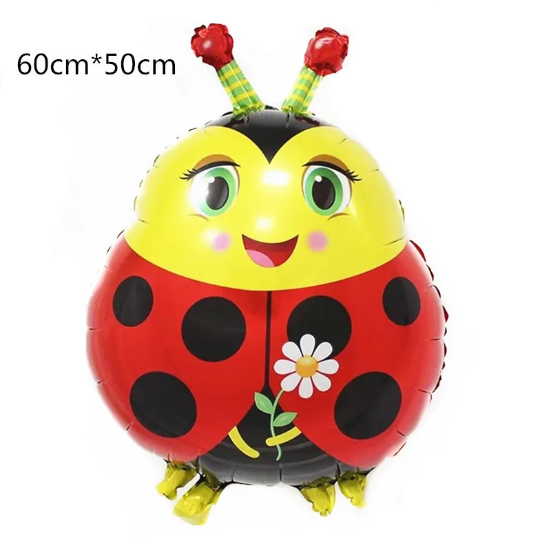 День рождения серия насекомых воздушные шары пчела бабочка Лягушка Божья