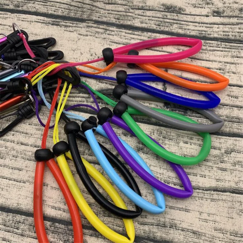

1Pc Scuba Colorful Diving Aluminium Alloy Tank Banger Lobster Stick Pointer Rod Strap Underwater Probe With Rubber Lanyard