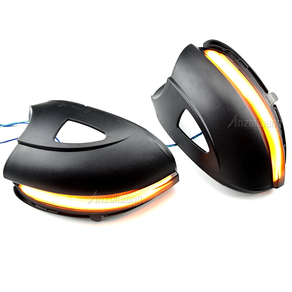 

LED Dynamic Turn Signal Blinker Sequential Side Mirror Indicator Light For Volkswagen VW GOLF 6 VI MK6 GTI R line R20 Touran
