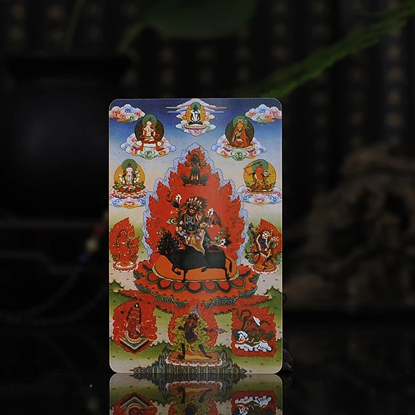 Тибетский буддизм Алмазная Броня злый Гуру Ринпоче статуя Будды Амулет карта