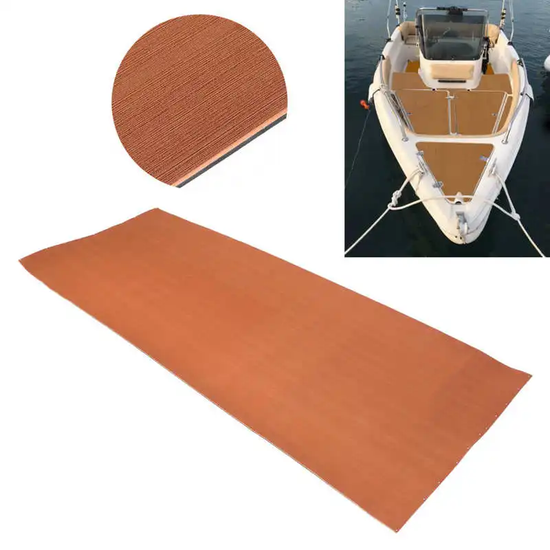 

EVA Foam Boat Flooring Mat Non-Skid Self Adhesive Decking Pad for Marine Yacht RV 90 x 240cm