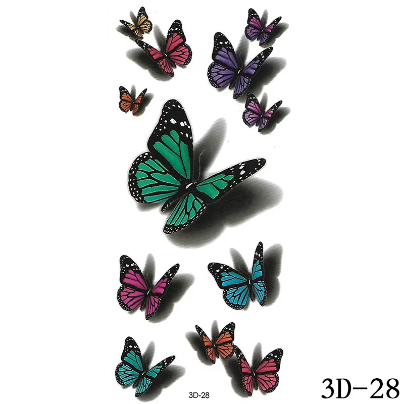 

Hot 2021 3D Carp Sea Turtles Tattoo Sticker For Sexy girl Body Art Fake Tatoo Waterproof Temporary Tattoo Small Pattern
